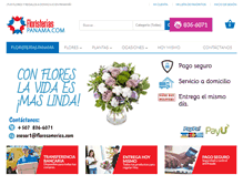 Tablet Screenshot of floristeriaspanama.com